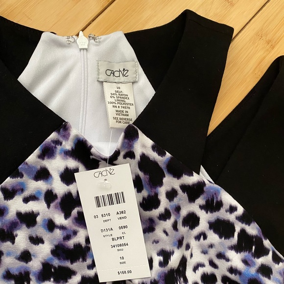 Cache womens cut out dress brand new with tags cocktail size 10 - Picture 2 of 2